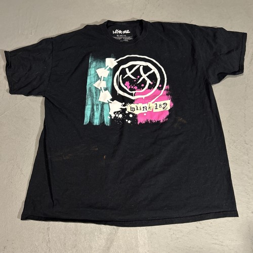 Camisa Blink-182 Casual Gráfica Banda - Para Hombre Talla XXL - Negra - Imagen 1 de 3