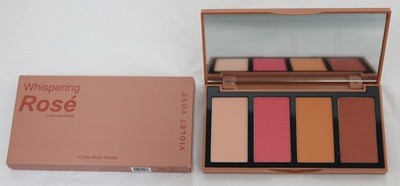 NEW! Violet Voss Whispering Rose 4 Colors Blush Palette