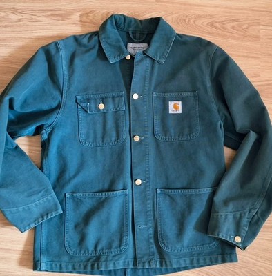 Carhartt WIP Michigan Chore Coat   Herren Gr. M   Petrol/Grün