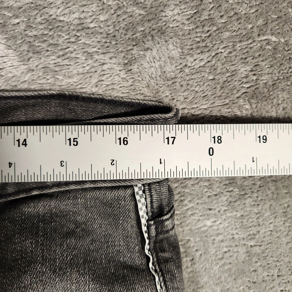 Jeans de mezclilla desgastados Vans Off The Wall para hombre 32x34 negro lavado Foto 2 de 4