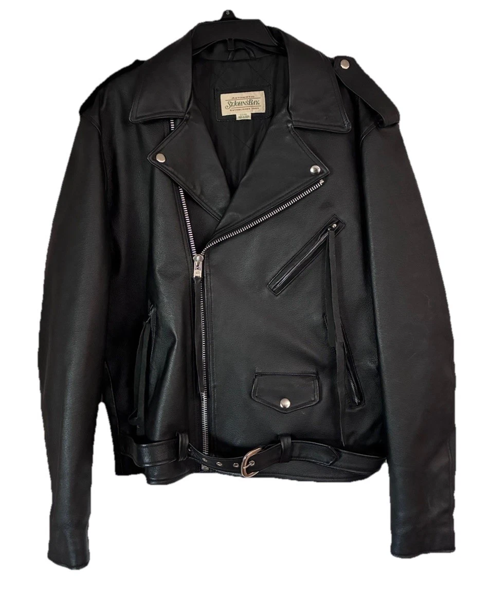 St. John's Bay Leather Outer Shell Jackets for Men for Sale | Shop