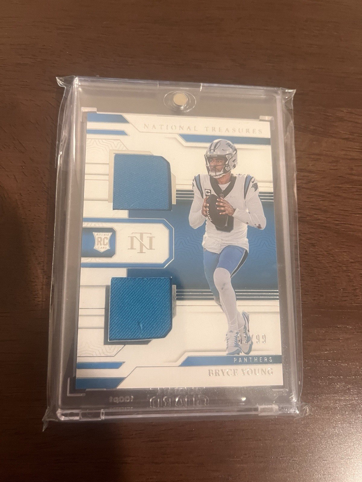 Bryce Young Panini National Treasures Franchise Treasures Relics #BYG Base