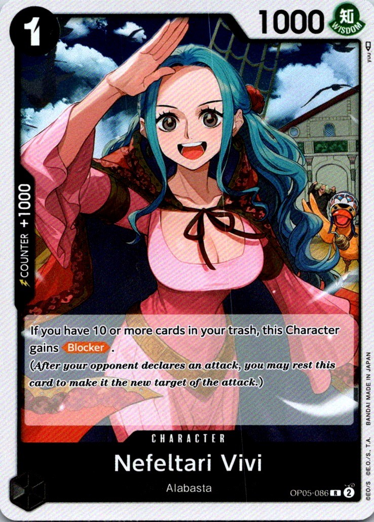 Nefeltari Vivi OP05-086 Awakening of the New Era R Foil