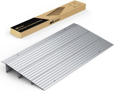 Portable Aluminum Wheelchair Ramp - 3" Rise for Doorways and Steps
