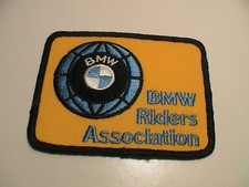 BMW RIDERS ASSOCIATION AUTOMOBILE MOTORCYCLE BIKER WORLD GLOBE PATCH