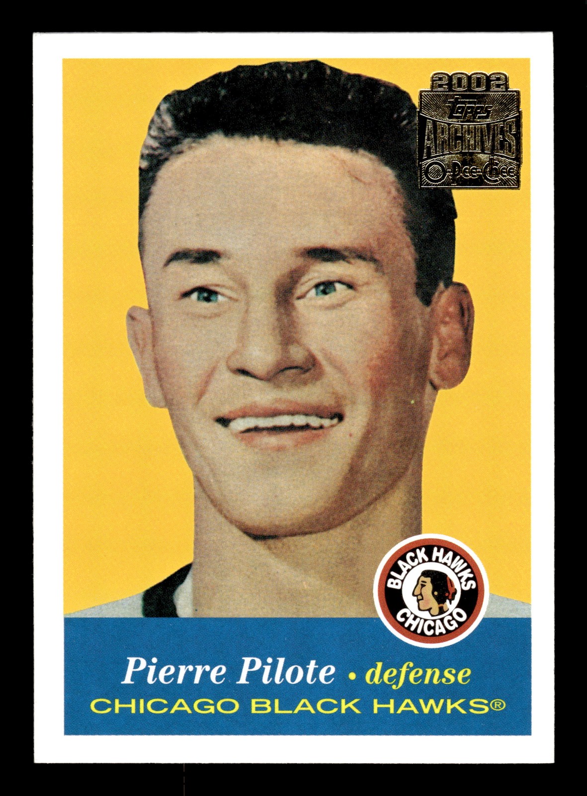 2001-02 Topps / O-Pee-Chee Archives #7 Pierre Pilote