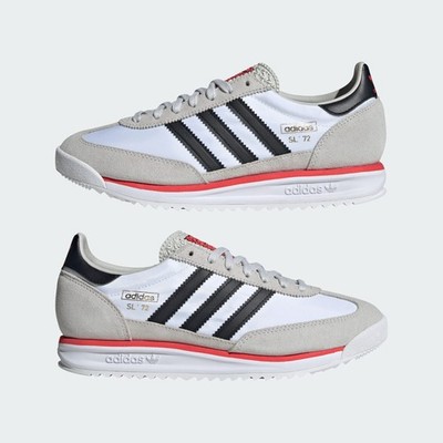 Adidas SL 72 RS Sneakers Cloud White Core Black Grey JS0746 Mens Size