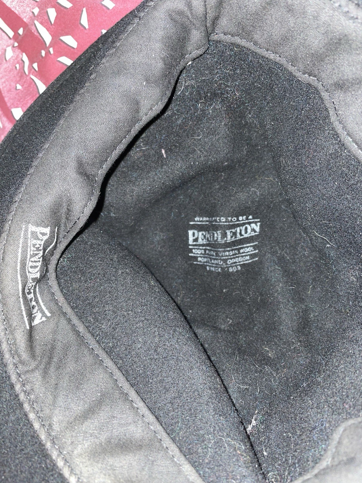 Vintage Pendleton Wool Outback Hat Distressed 7-7… - image 2