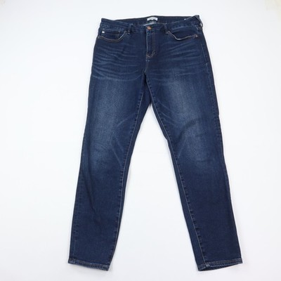 Dear John Denim Jeans Womens actual size 34 Gisele High Waisted Skinny Dark Blue