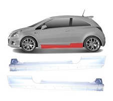 Für Opel Corsa D 2006- 2015 2Tur Voll Schweller Reparaturblech Satz/ L+R