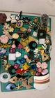 Vintage 80s 90s Costume Jewelry Lot 2lbs Earrings Pendants Animal Print Resin