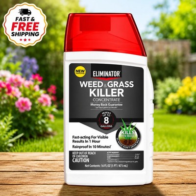 Eliminator Weed & Grass Killer Concentrate Herbicide 16 fl oz Kills Roots