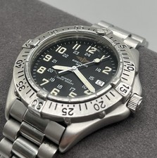 Breitling Colt 38 Black Dial Men’s Swiss Quartz Watch - A57035 4