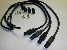 Honda CB900 F cb750 F Taylor ignition leads and caps in black