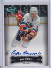 2006-07 Parkhurst Autographs #19 Bob Bourne -: New York Islanders - SET BREAK
