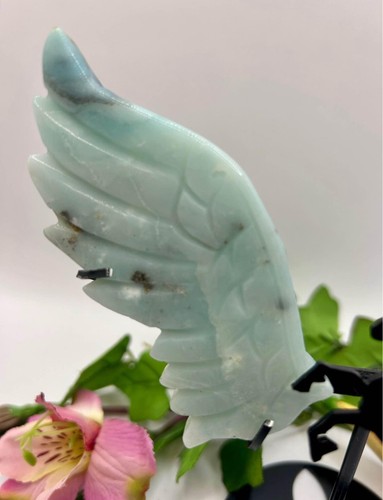 Carribean Calcite Crystal Unicorn Wings - Picture 5 of 5
