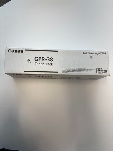 OEM Genuine Canon GPR-38 Black Toner Cartridge 3766B003 NEW & SEALED. - 第 1/1 張圖片