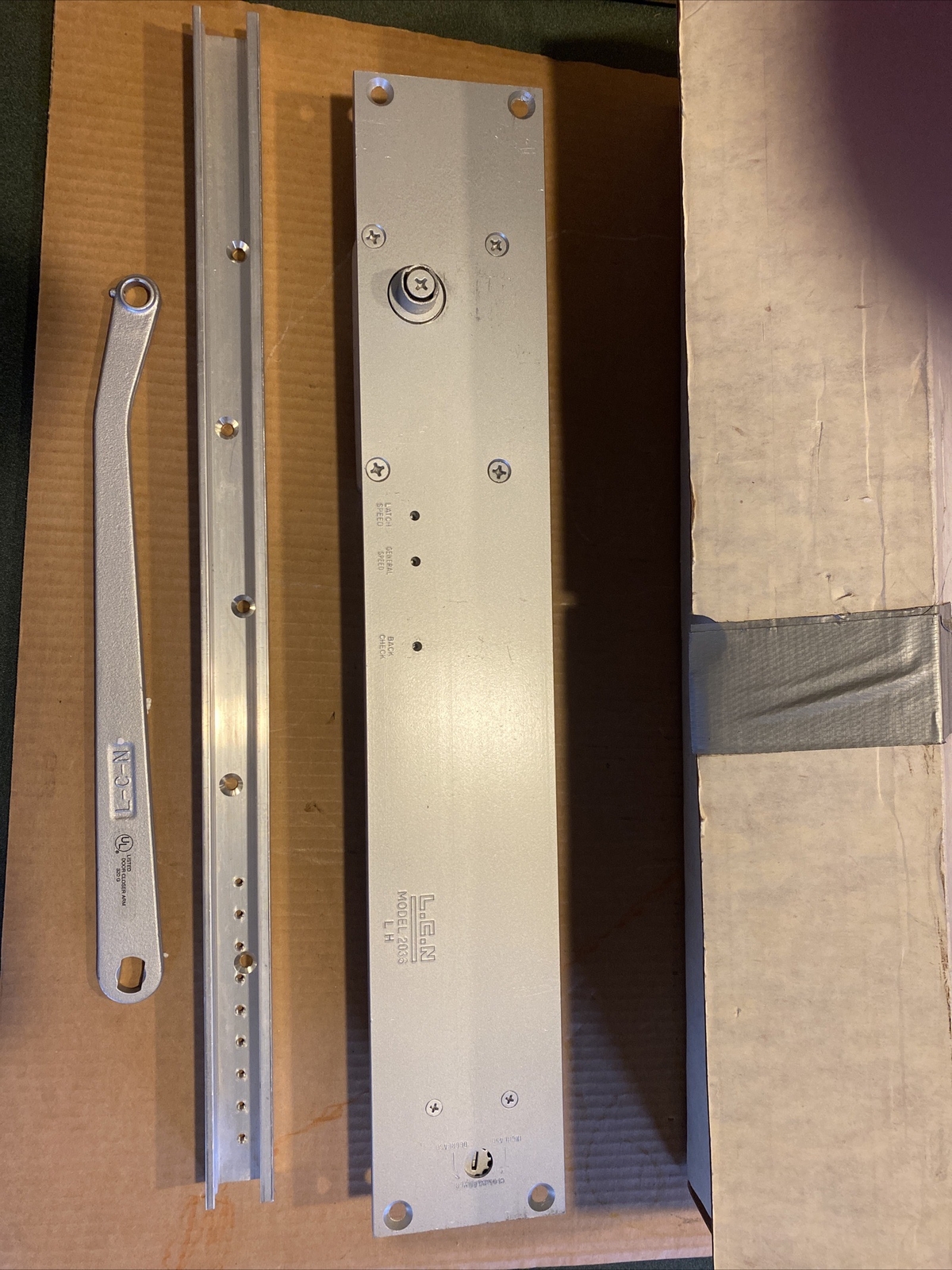 LCN 2036 LH Concealed Door Closer 2030 Series NOS Alum Finish No