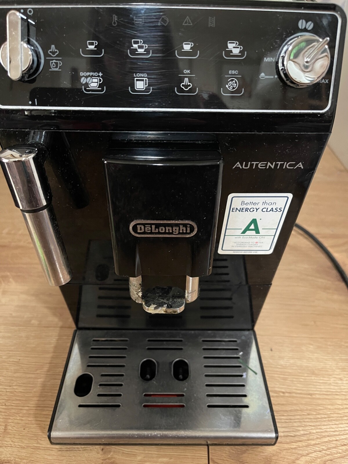 DēLonghi Autentica ETAM 29.510.B BeantoCup Coffee Machine Black