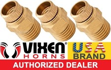 1/4" NPT THUMB STYLE BRASS DRAIN COCK VALVE F/TRAIN HORN AIR TANKS 3PK VXA7011-3