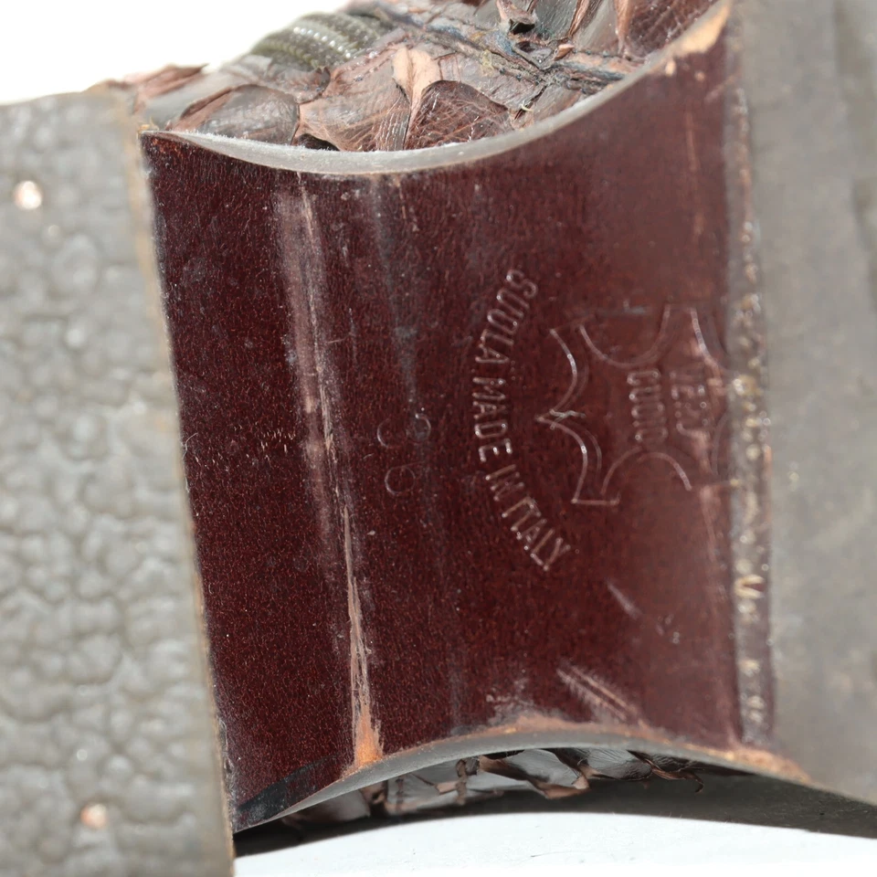 Botín Sin Marca Número EUR 36 Usado (Cod.ST3209) Western Tronchetto Bikers - Imagen 4 de 4