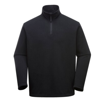 Portwest  F180 - Microfleece Pullover, 100 % Polyester, Gr. M, Farbe: schwarz