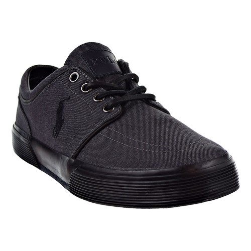 Faxon Low Sneaker Polo Black Denim 