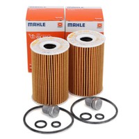 2X Mahle ÖLfilter + Schraube FüR VW Golf 6 Passat Tiguan Touran T5 T6 1.6/2.0TDI