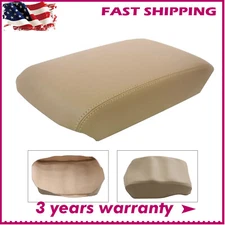 For 2010-2023 Toyota 4Runner Center Console Lid Armrest Leather Cover Beige Tan