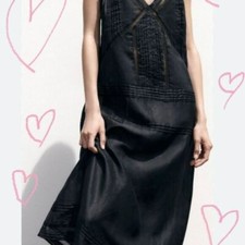 ZARA COLLECTION DRAPPED MIDI DRESS SIZE S 786/105/800