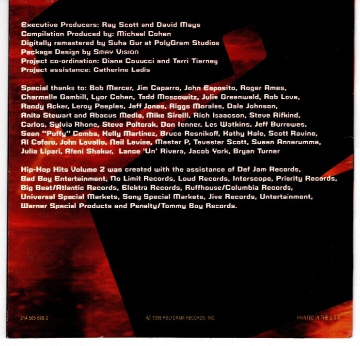 The Source Presents Hip Hop Hits (Volume 2) [CD] 2Pac, DMX, Jay-Z