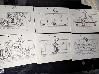 Indiana Jones and The Last Crusade storyboard movie prop Spielberg STAR WARS X1