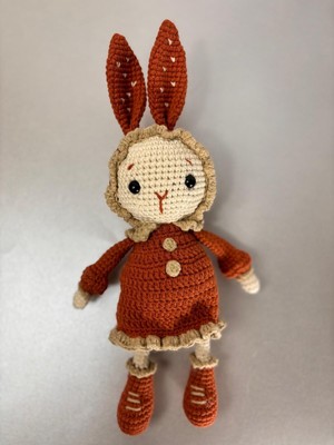 Handgefertigter gehäkelter gestrickter Hase Amigurumi Spielzeug, Stofftiere