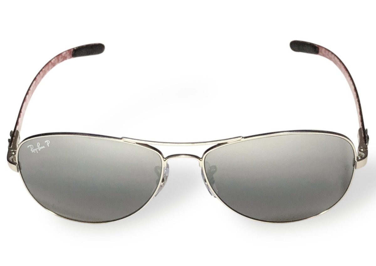 Ray Ban RB8301 019/N8 Carbon Fibre Sunglasses Polarized Gray