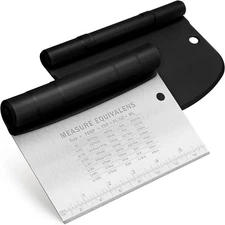 Bench Scraper for Baking Stainless Steel Dough Cutter and Scraper Tool Kitchen