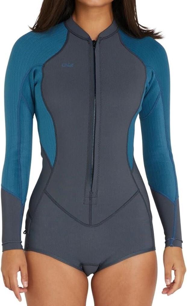 O'NEILL Women's 2/1.5 BLUEPRINT FZ LS Spring Suit - Graph/Bl
