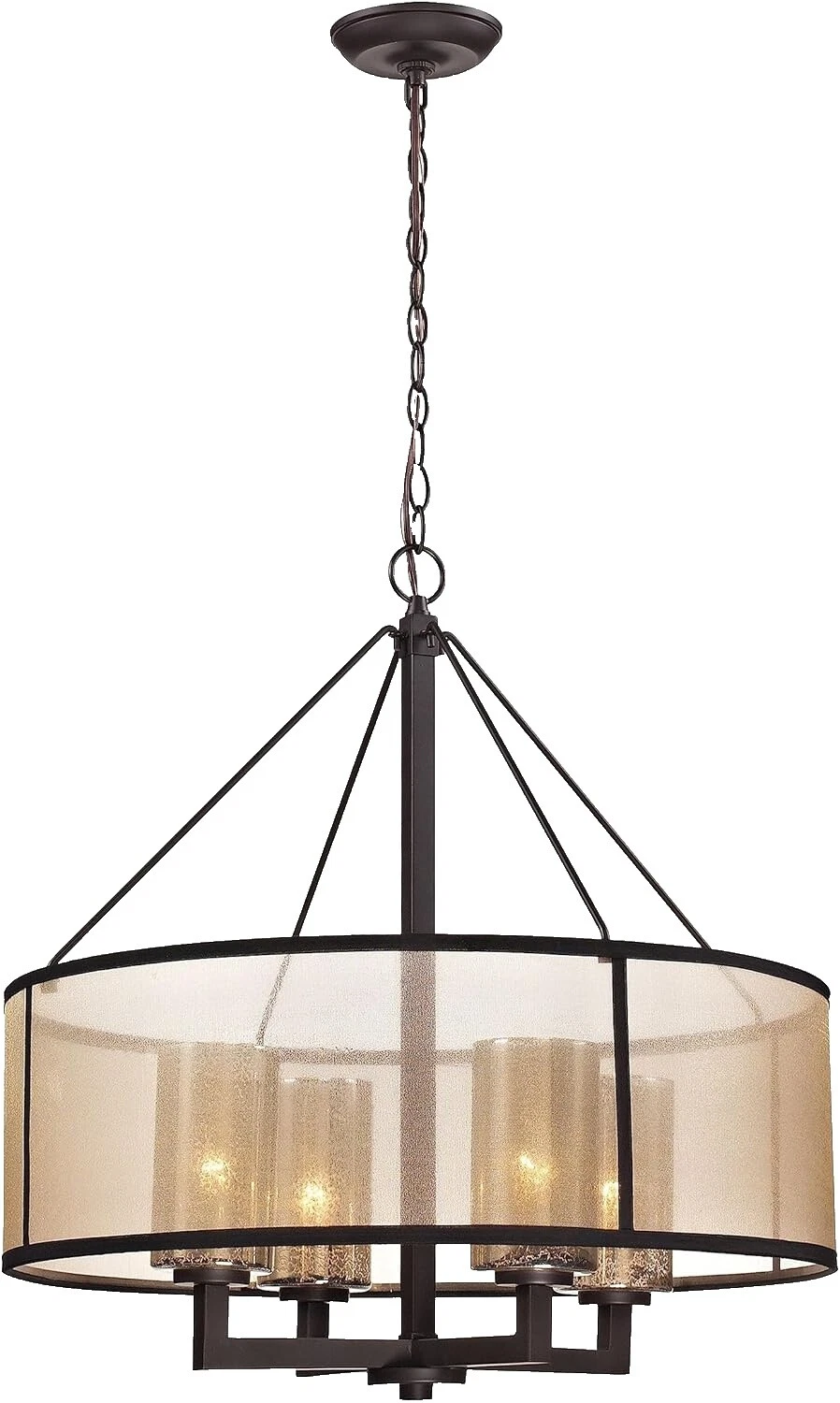 Fabric Contemporary Chandeliers