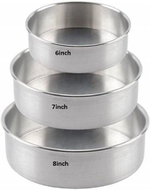 Aluminium Round Cake Tin 6 Inches