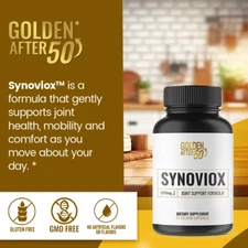 Golden After 50's Synoviox formula: Supports Joint Health and Joint Comfort
