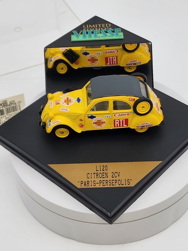 1/43 VITESSE L120 CITROEN 2CV RALLYE PARIS PERSEPOLIS ÉDITION LIMITEE MIB