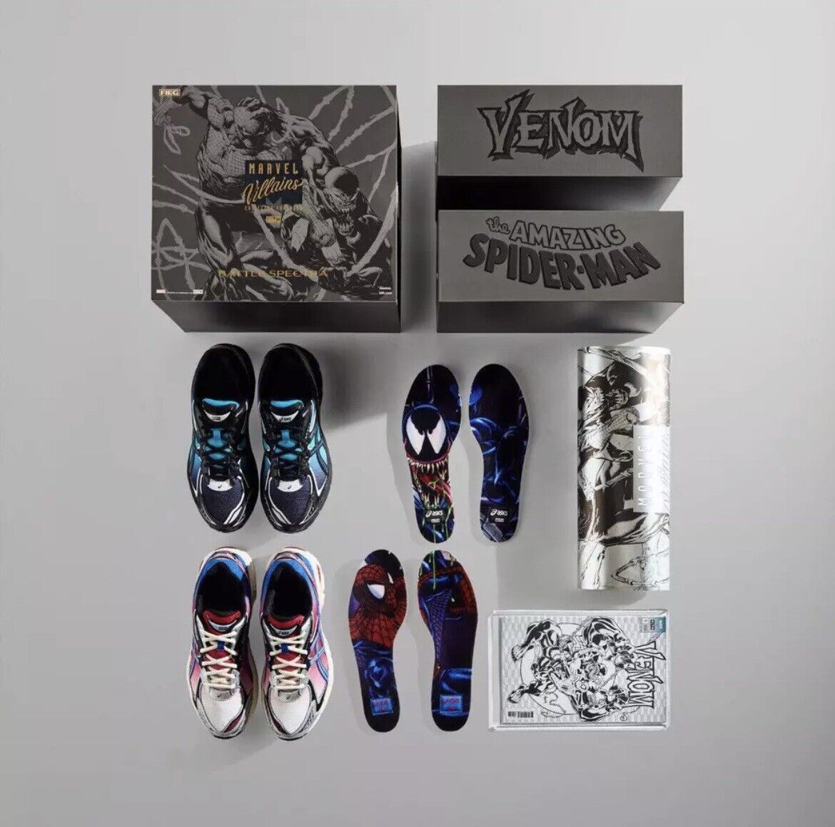 Kith x Marvel x Asics Villains GT-2160 Spider-Man/Venom Pack Kith x Marvel x Asics Villains GT-2160 Spider-Man/Venom Pack