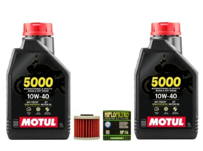MOTUL 5000 10W40 Öl & Filter Service-Kit Für Suzuki DL650 V-STROM 2004-2022