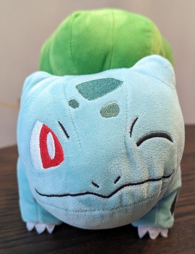 Wicked Cool Toys Pokemon Stuffed Winking Bulbasaur 8" Plush