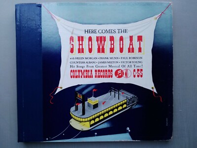 Victor Young 78rpm Set 12-inch Columbia Records #C-55 Here Comes The Show Boat! 