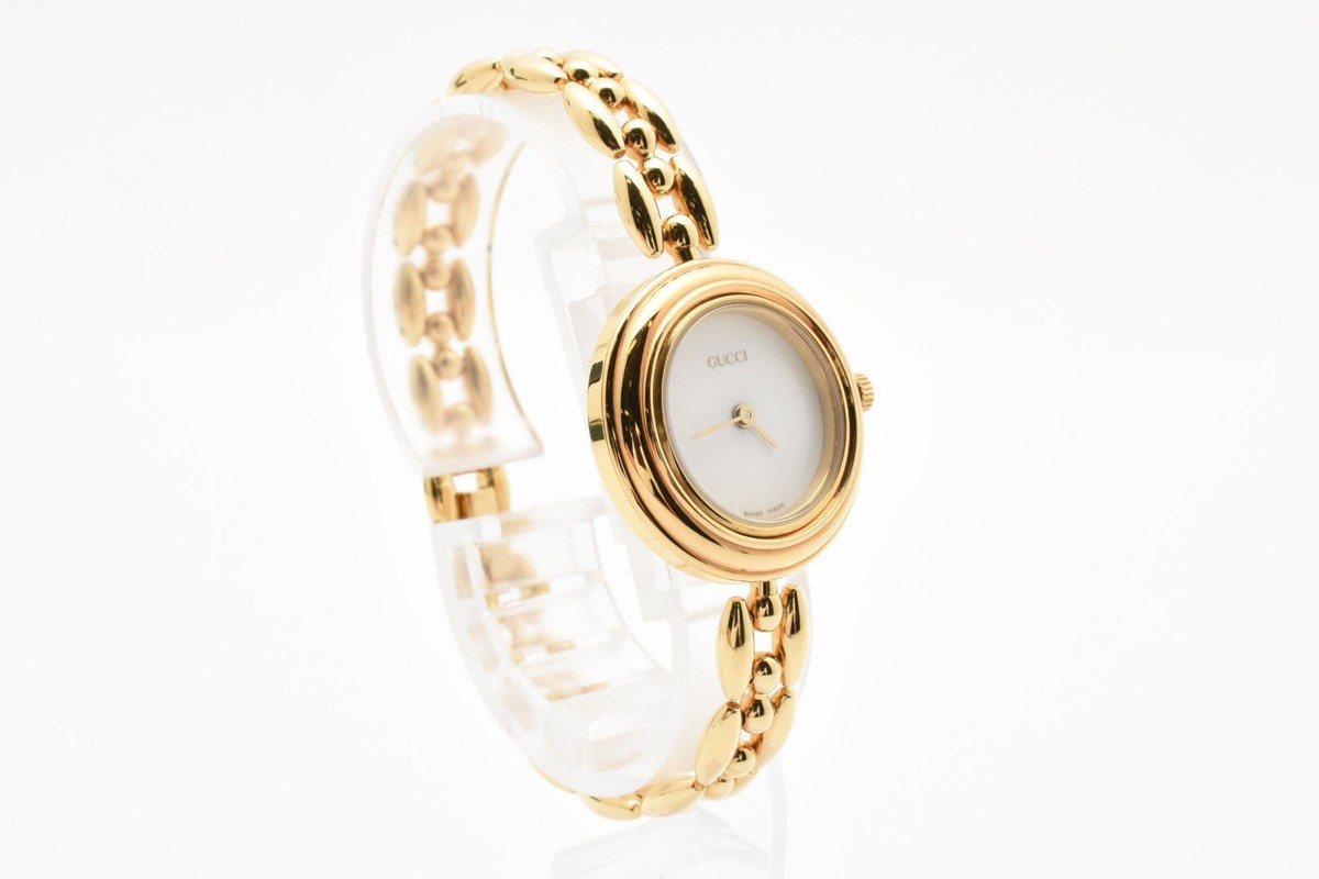 ▶️Vintage【N MINT/Box】GUCCI 11/12.2 Change Bezel 6 Colors