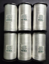 NEW 6x Berwick White Curling Ribbon 3/16" x 500 yd (3000 yd total) MADE IN USA!