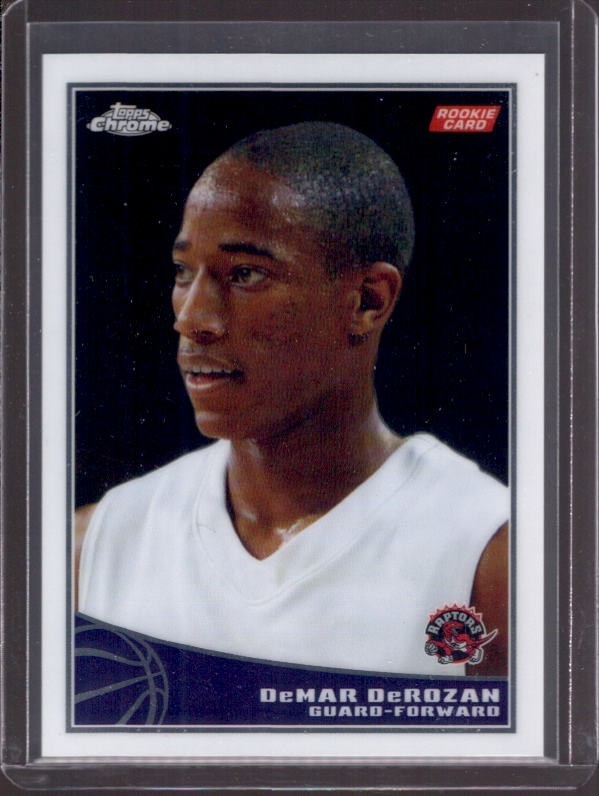 DeMAR DeROZAN 2009-10 Topps Chrome #100 Rookie RC #188/999