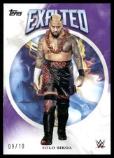 Solo Sikoa 2025 Topps Exalted WWE #87 Purple #/10 SSP