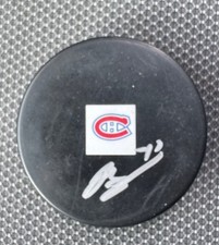 Jayden Struble Autographed Signed Montreal Canadiens Logo Puck