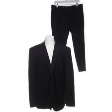 Roy Robson, Anzug, Größe: 52, Wolle, Grau, Nadelstreifen #Lcs